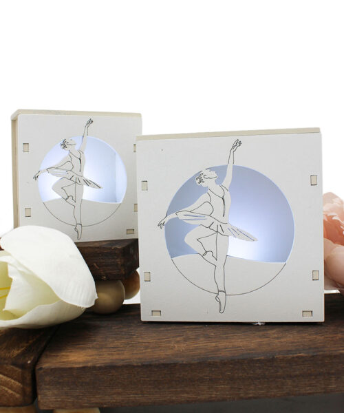 Bomboniera Economica – Scatolina LED Ballerina