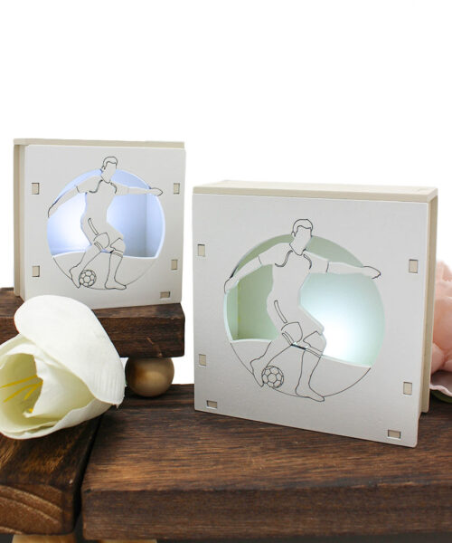 Bomboniera Economica – Scatolina LED Calciatore