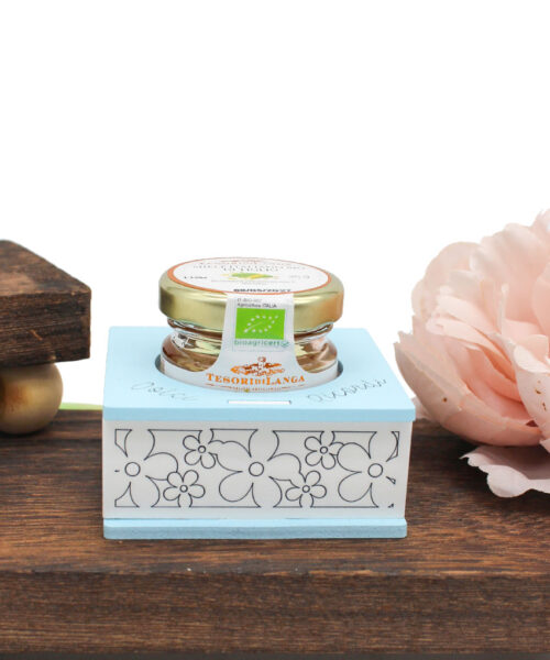 Bomboniera Enogastronomica Porta Marmellatina o Miele – Celeste