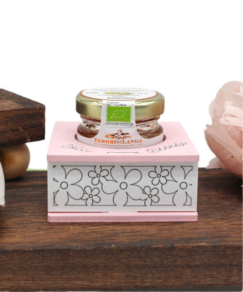 Bomboniera Enogastronomica Porta Marmellatina o Miele – Colore Rosa