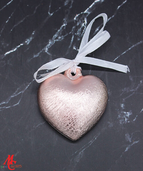 Bomboniera Appendino Calamita Cuore in Porcellana Rosa