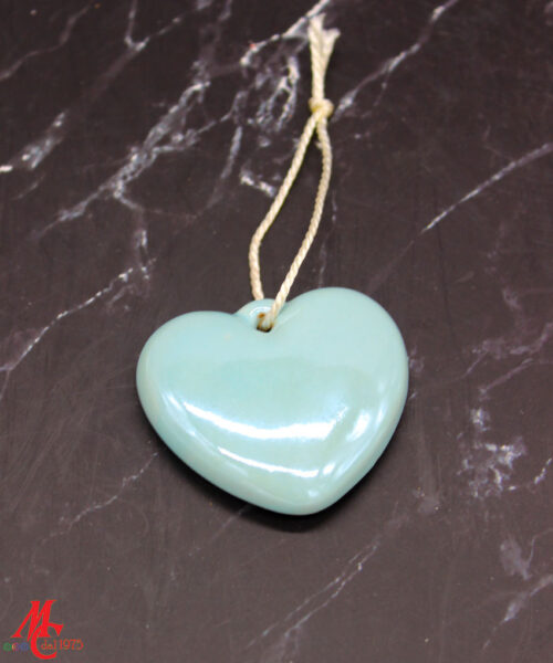 Bomboniera Appendino Calamita Cuore in Porcellana Celeste