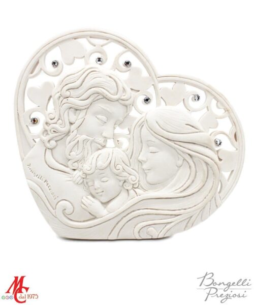 Bomboniera - Sacra Famiglia Bianca/Nocciola - Bianco