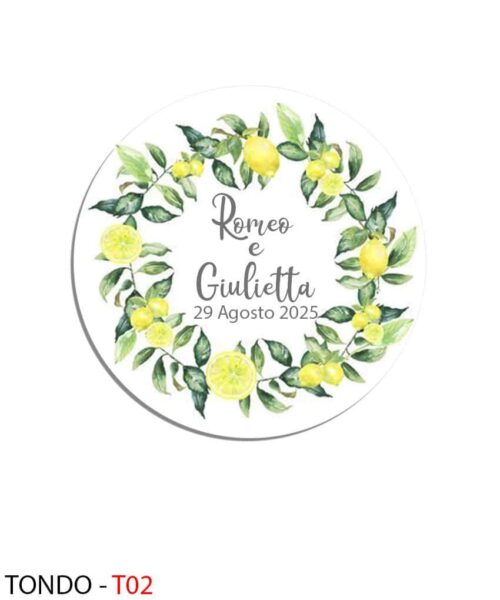 Bigliettini - Tondi - Confezione 40 pz - T2