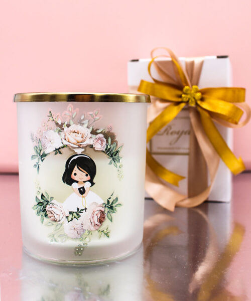 Bomboniera Comunione Candela Profumata