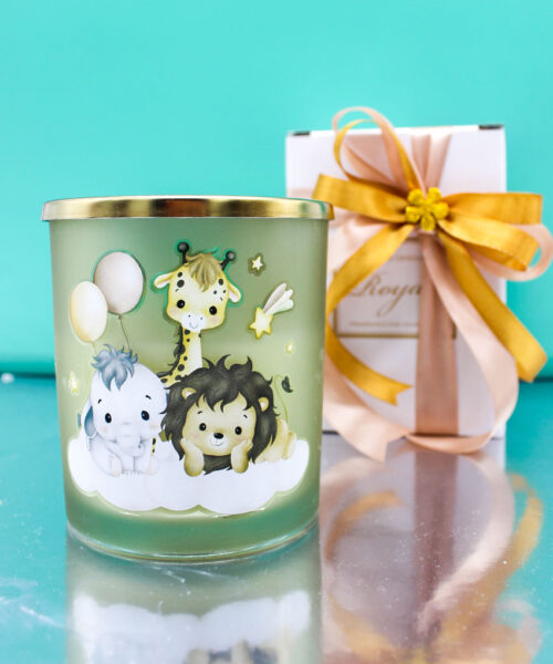 Bomboniera Candela Tema Savana