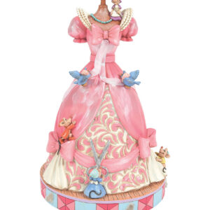 Statuetta Musica del Vestito Rosa di Cenerentola – Disney Traditions Jim Shore