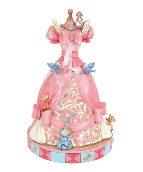 Statuetta Musica del Vestito Rosa di Cenerentola – Disney Traditions Jim Shore