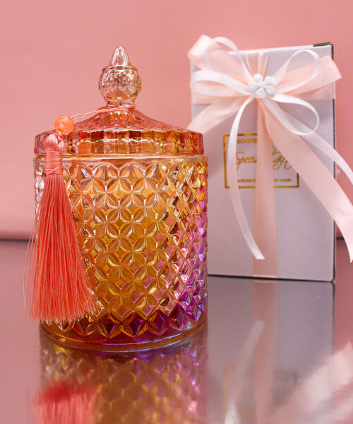 Bomboniera Candela Rosa con Nappina