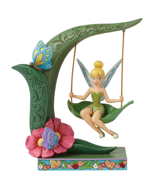 Statuetta Trilli su un'altalena primaverile – Disney Traditions