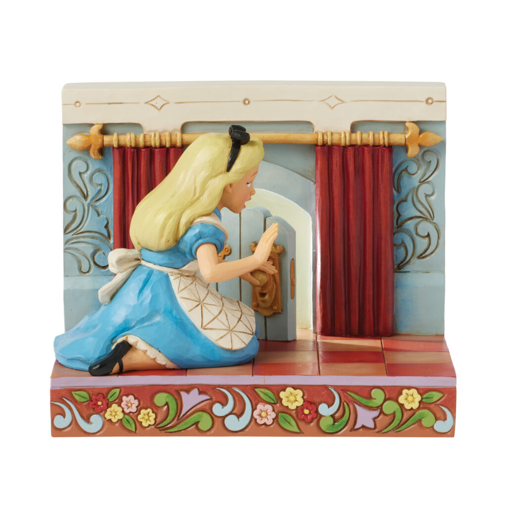 Statuetta Alice nel Paese delle Meraviglie Porta LED – Disney Traditions