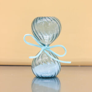 Clessidra in vetro Blu con confezione – Bomboniera elegante