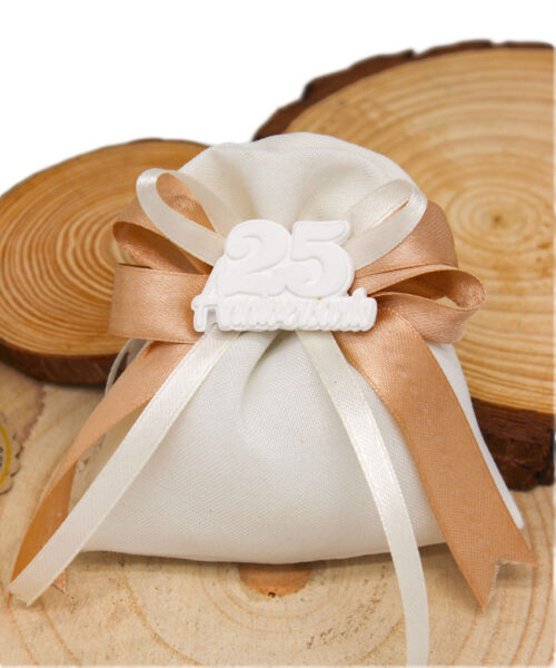 Gessetto 25° Anniversario – Bomboniera elegante | MC Bomboniere