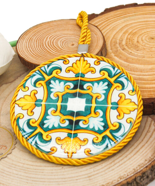 Bomboniera Appendino Poggia Pentola Costa Verde in Ceramica – diam. 11,5 cm