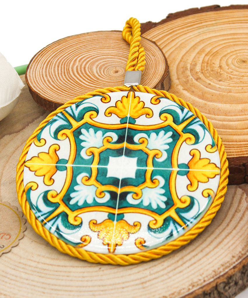 Bomboniera Appendino Poggia Pentola Costa Verde in Ceramica – diam. 11,5 cm