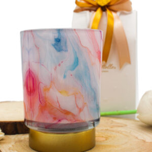 Bomboniera Lampada in Vetro Watercolor – Completa di Confezione