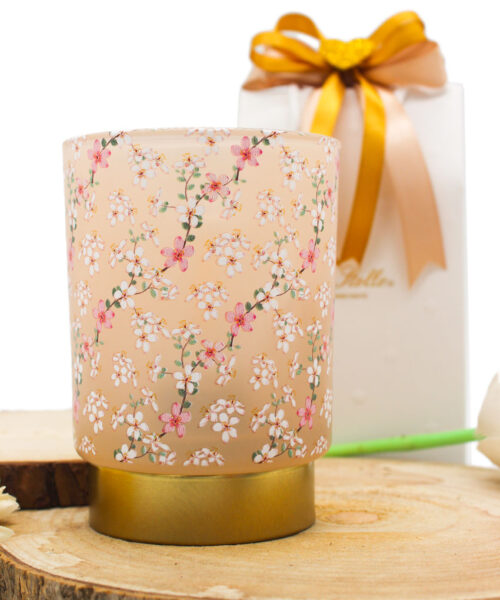 Bomboniera Lampada in Vetro Magnolia – Completa di Confezione