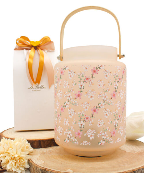 bomboniera lanterna vetro magnolia