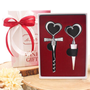 Bomboniera Set 2 Pz Accessori Vino Completo di Confezione