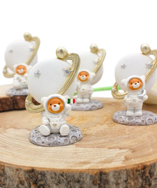Bomboniera Astronauta in Resina 4 Assortiti 4x5xh.5 cm | MC Bomboniere