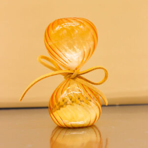 Clessidra in Vetro Ambra con Confezione – Disponibile in 2 Misure
