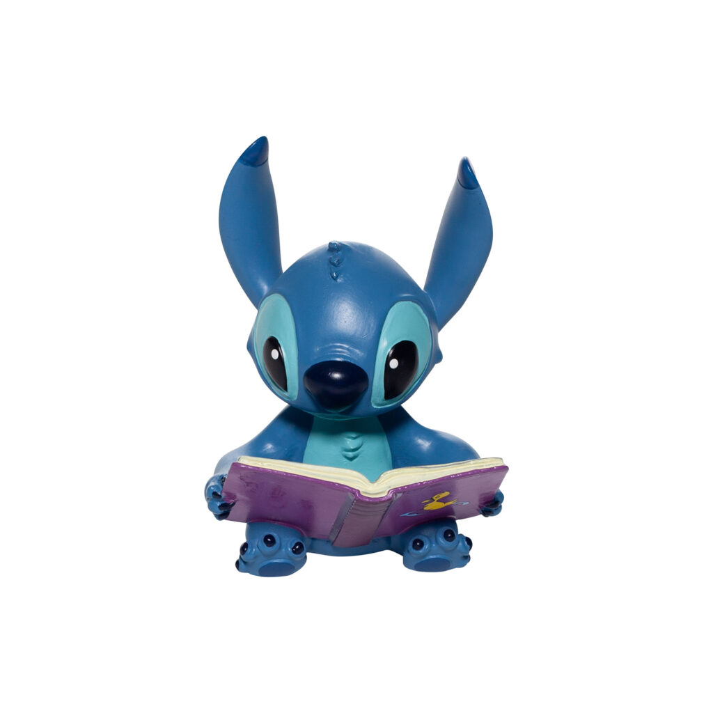 Statuetta Mini Stitch con Libro – Disney Showcase