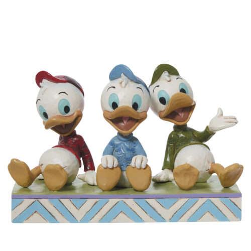 Statuetta Qui Quo Qua – Disney Traditions (Huey, Dewey e Louie)