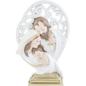 Sacra Famiglia in Resina 9×2,5×h 12,5 cm