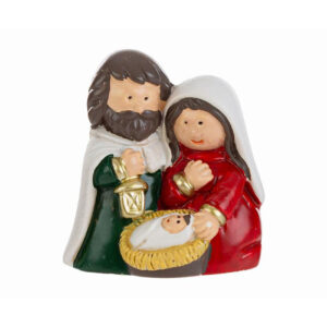 Calamita Sacra Famiglia in resina – Bomboniera e decorazione natalizia
