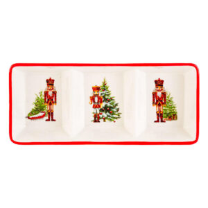 Vassoio rettangolare Schiaccianoci in porcellana 25x11x4 cm – MC Bomboniere