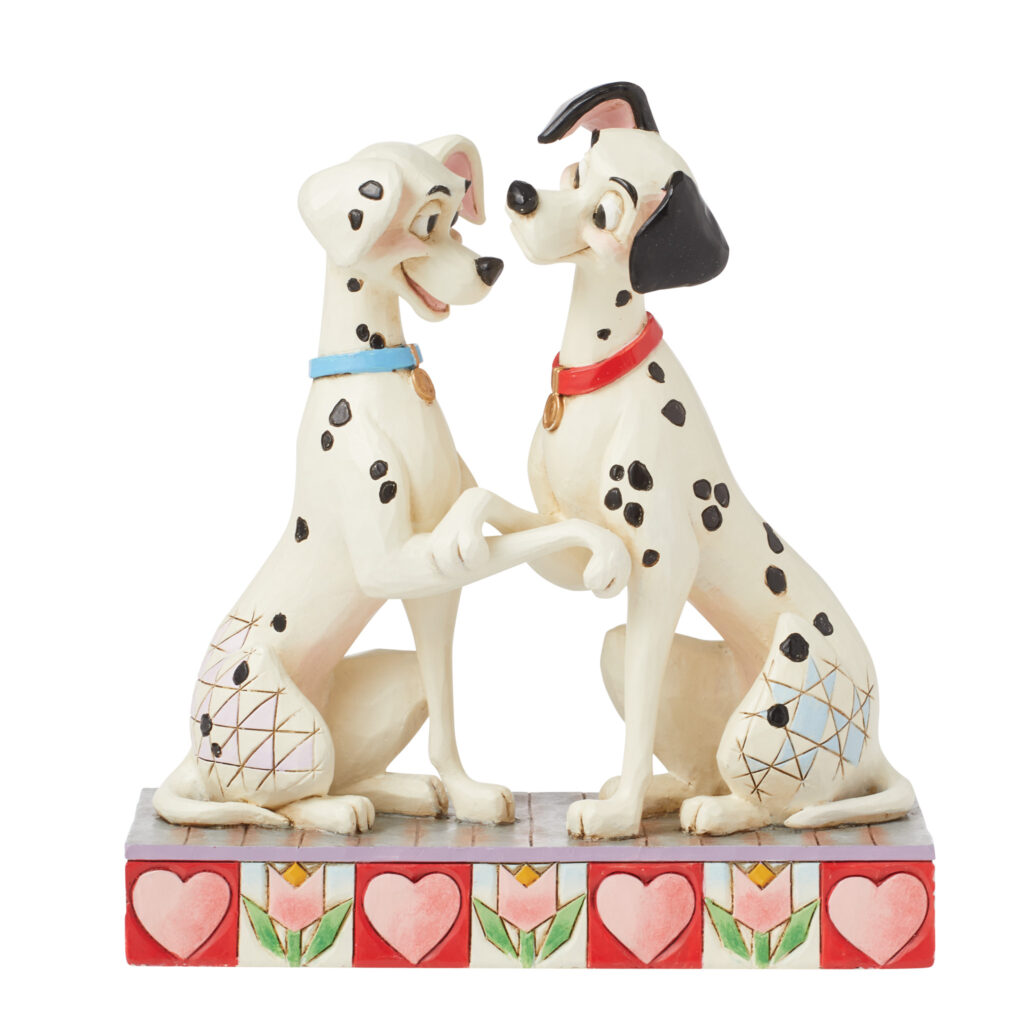 Statuetta “Pongo e Peggy” – Disney Traditions (La Carica dei 101)