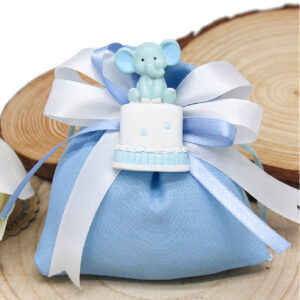Bomboniere / Bustine calamite - Torta Baby Elefantino Celeste
