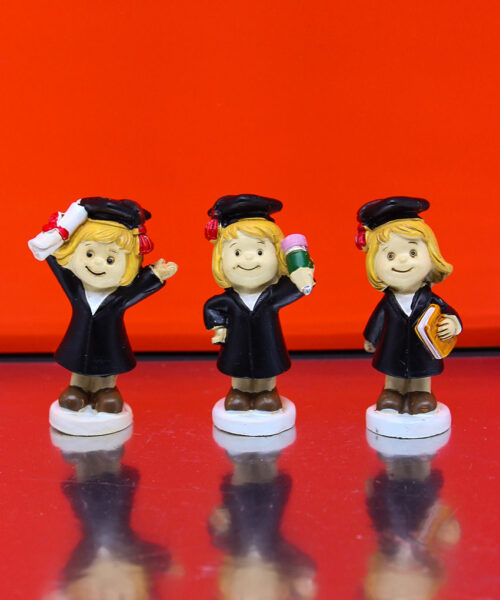 Bomboniera Laureata Statuina h 6,5 cm