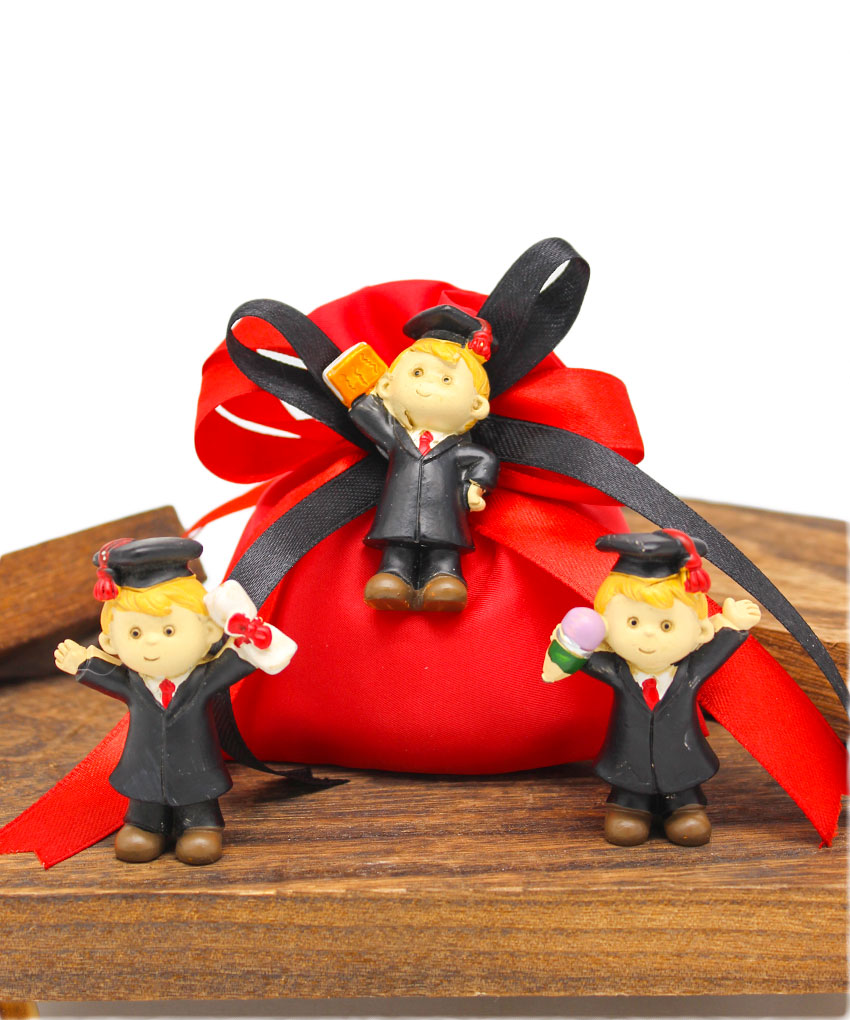 Bomboniera Laureato Magnete 6 cm