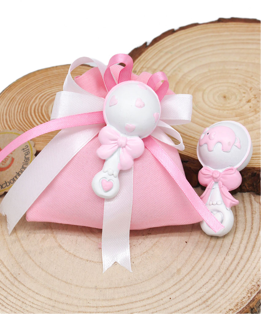 Bomboniera Sonaglino Colore Rosa