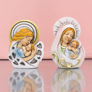 Bomboniera Madonna Maternità – h 6,5 cm | 2 Modelli Assortiti