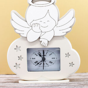 Bomboniera Orologio Angioletto Sabbia 14×17 cm