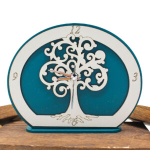 Bomboniera Orologio Albero della Vita Ottanio 17x14 cm