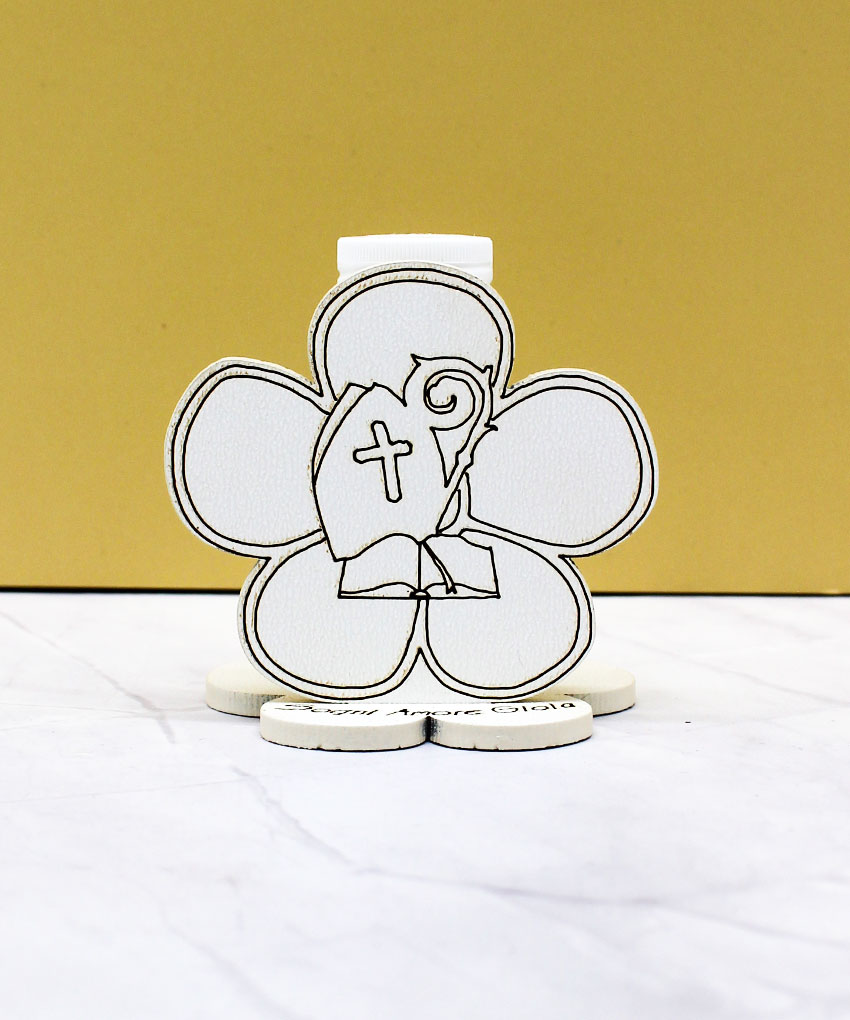 CR6085-S – Bomboniera Mini Profumatore Cresima colore Sabbia – 6 × 6 cm