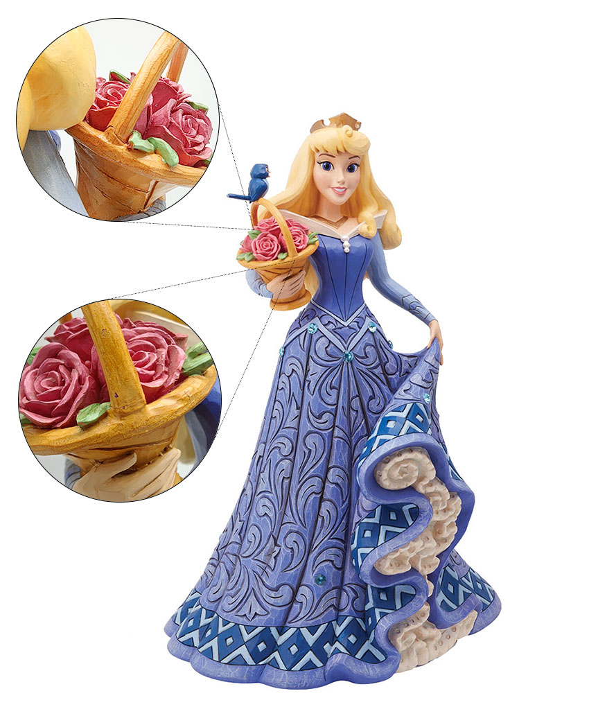 Statuetta Aurora - Collezione Enchanted Princess Masterpiece di Jim Shore