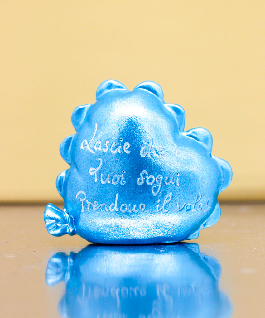 C1025-C Bomboniera Cuore Palloncino con Frase – Colore Celeste