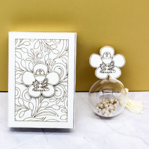 Bomboniere Set 2 Pezzi: Vangelo con Porta Rosario - Simbolo Comunione