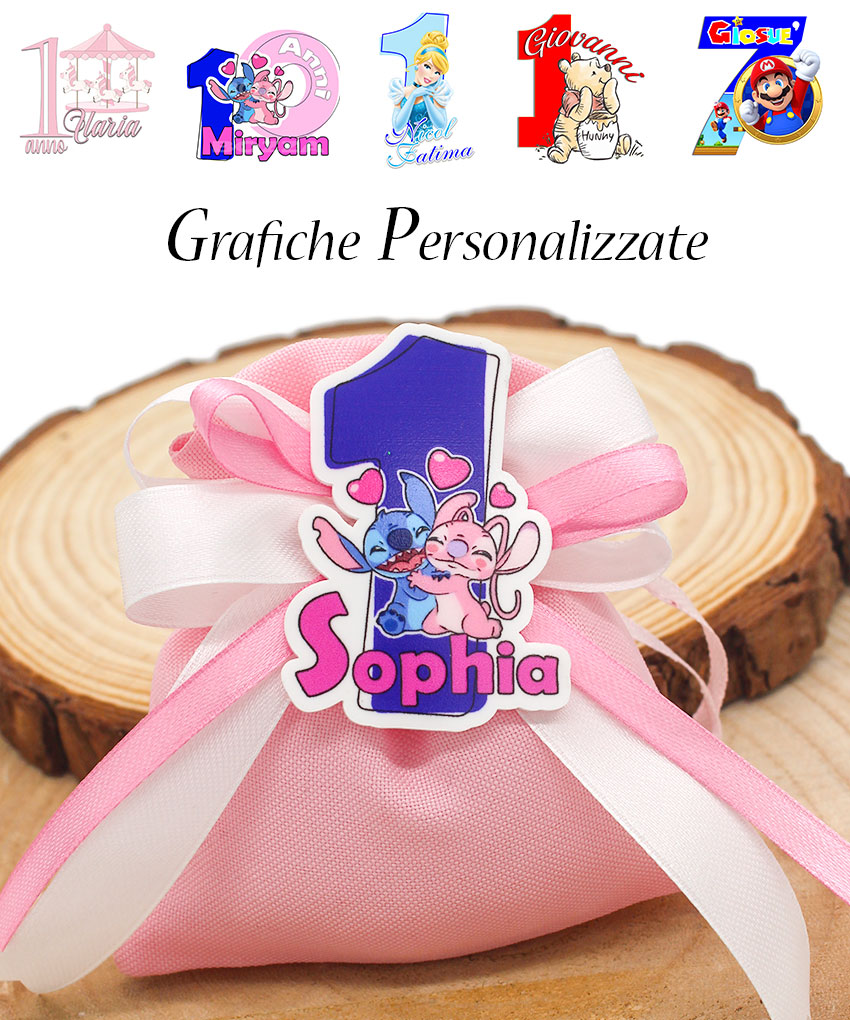 Bomboniera Bustina Calamite in Plex con Grafiche Personalizzate