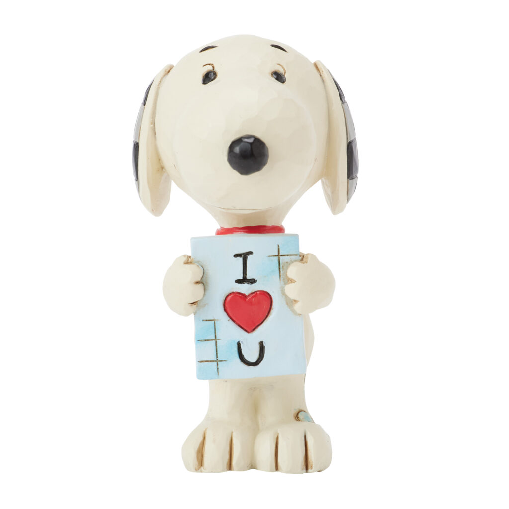 Statuetta Snoopy I Love You – Jim Shore Peanuts