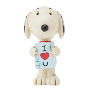 Statuetta Snoopy I Love You – Jim Shore Peanuts