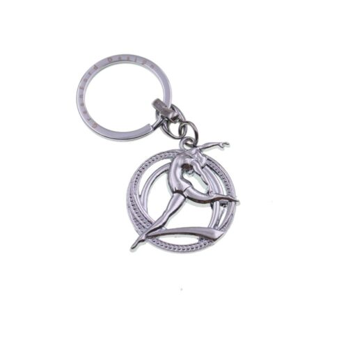 Bomboniera Ciondolo Ginnastica Ritmica in Metallo