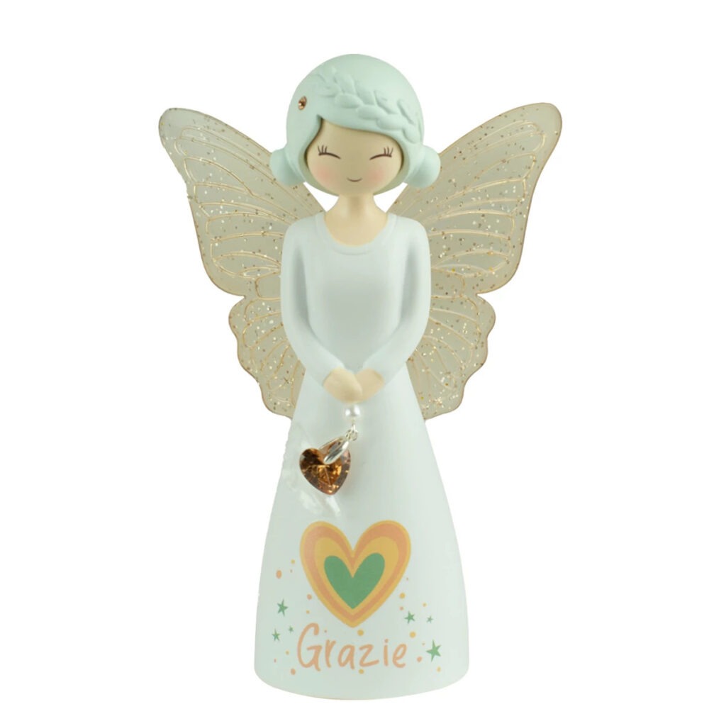 STATUETTA ANGELO “GRAZIE” – ENESCO BUTTERFLY DREAMERS