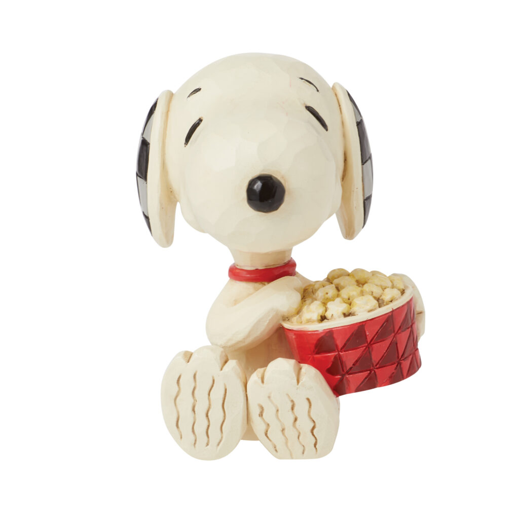 Snoopy Mini con Popcorn Jim Shore Peanuts