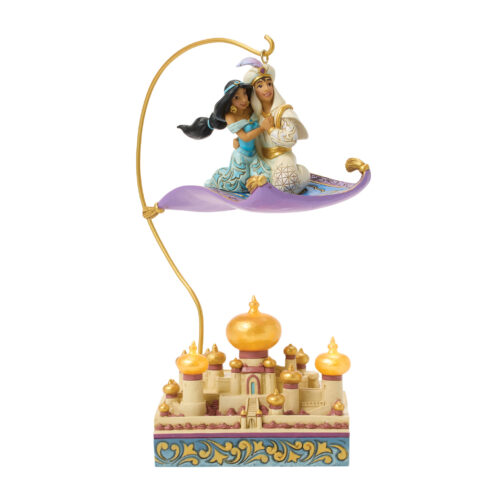 Aladdin e Jasmine Sorvolano Agrabah – Disney Traditions Jim Shore